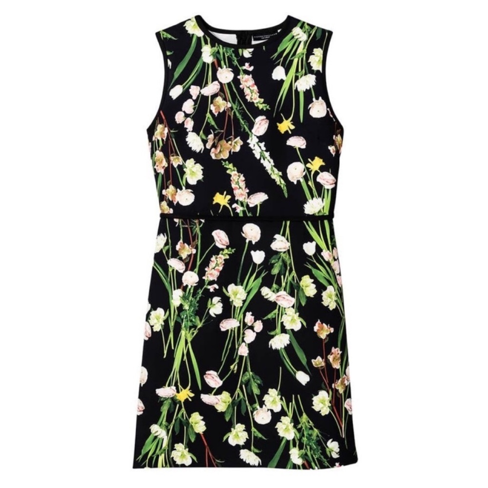 Victoria Beckham Floral Dress - A-Line Spring Dress, Size XS